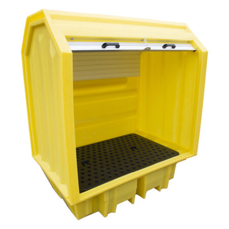 305TXA100 - Hard Covered 2 Drum Pallet 230Ltr Bund