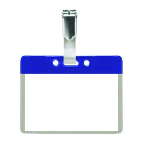 CCB-BLUE - Pack of 25 Colour Coded Clip on Badges - Blue