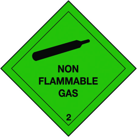 C41A/M - 100x100mm Non Misc Class 9 Magnetic Hazard Warning Diamonds