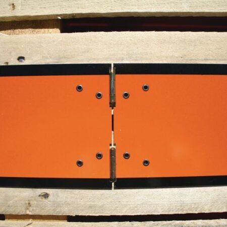 CAS804 - 120x300mm Folding Hazchem Vehicle Plate