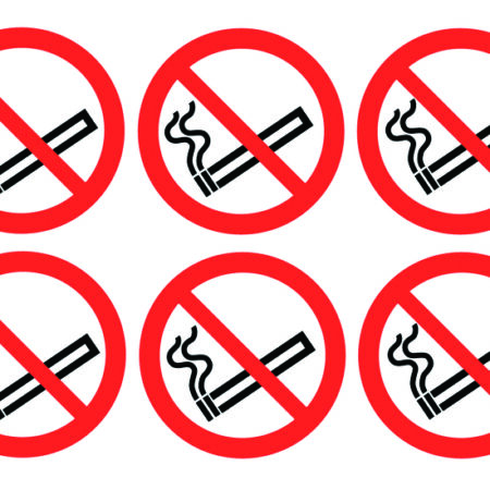 DJR178 - No Smoking Symbols - Pk of 30 Labels