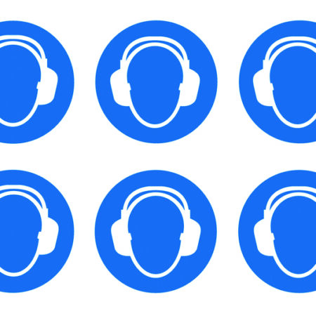 DJR179 - Hearing Protection Symbols - Pk of 30 Labels