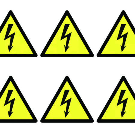 DJR191 - Electricity Symbols - Pk of 30 Labels