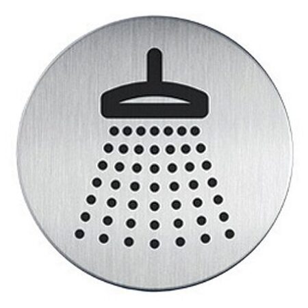 DU4928 - 83mm Shower picto door sign