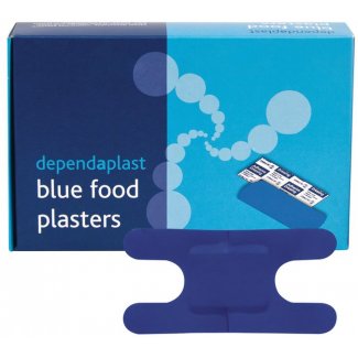 FAD2274 - Blue Detectable Knuckle Plasters (Pk of 50)