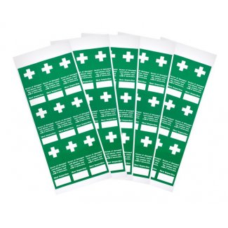 FAD401 - Tamperproof First Aid Inspection Labels - Pack 45