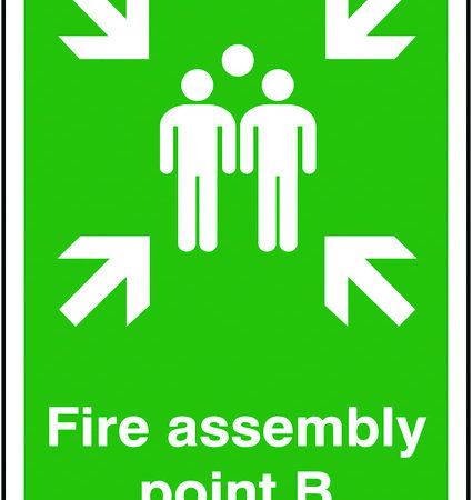 FR05748R - 594x420mm Fire Assembly Point B - Rigid