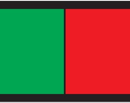 G6DB/RG - 50x200mm Blank slider sign