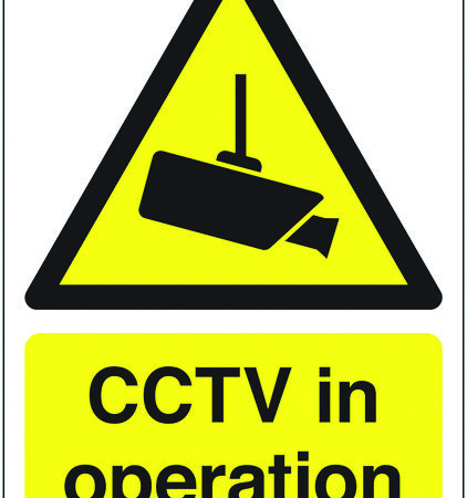 GN00751S - 210x148mm CCTV in Operation - Self Adhesive