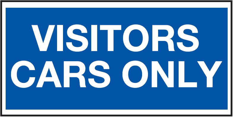 G22A/R - 300x600mm Visitors cars only - Rigid