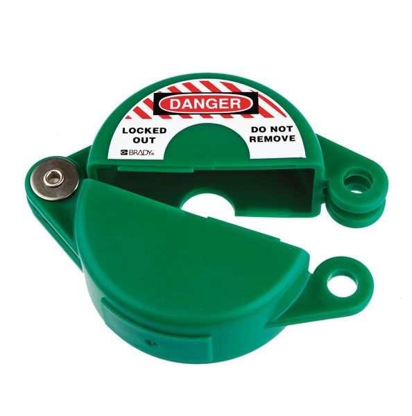 GVL1G - Gate Valve Lockout - 25 to 63.5mm - Green