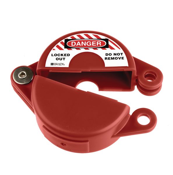 GVL1R - Gate Valve Lockout - 25 to 63.5mm - Red