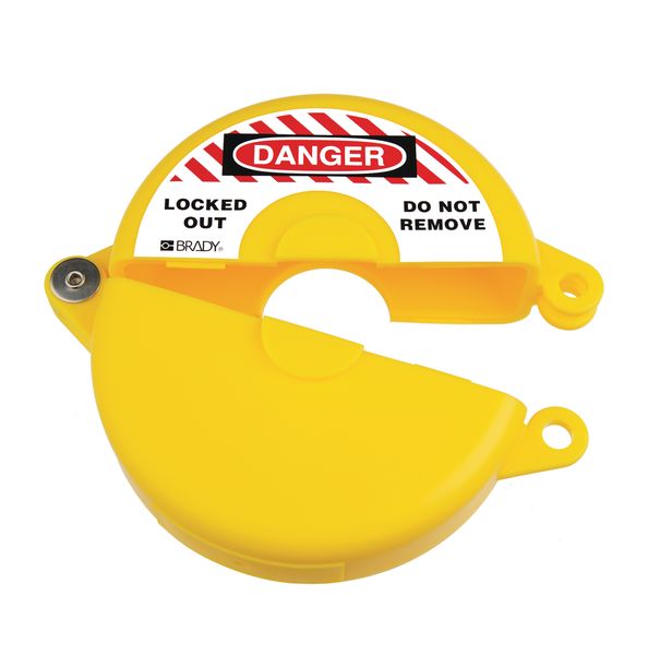 GVL5Y - Gate Valve Lockout - 254 to 330mm - Yellow