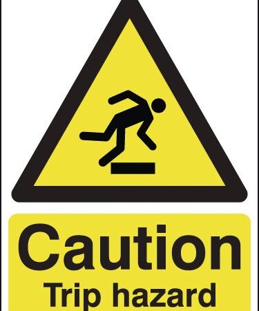 HA06849R - 420x297mm Caution Trip Hazard - Rigid