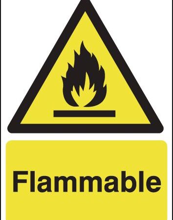 HA18649R - 420x297mm Flammable - Rigid