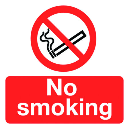 LPKL12/S - 50x50mm No Smoking - Pk of 10 Labels