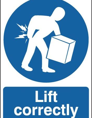 MA03351R - 210x148mm Lift Correctly - Rigid