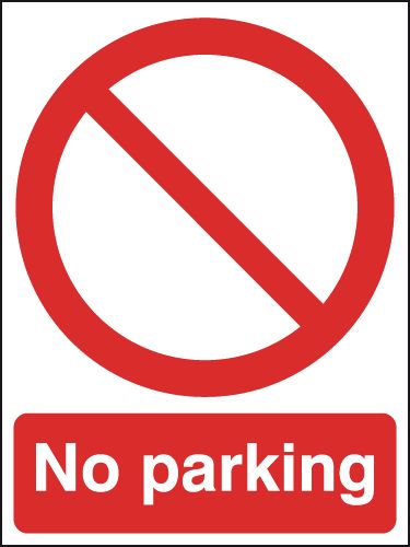 ML01933G - 400x300mm No parking Outdoor Sign