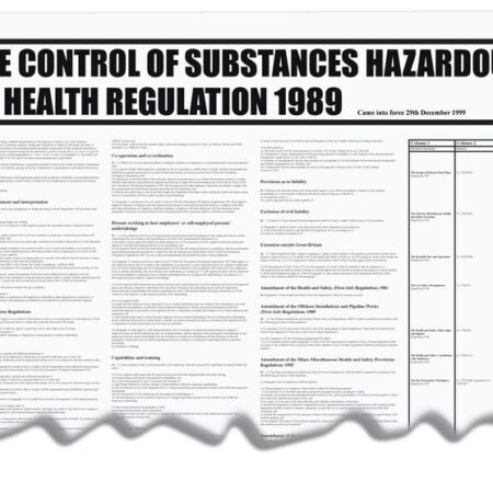 RFWC37 - 840x570mm COSHH Regulation 1989 Wallchart