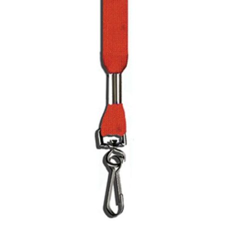 SEC543RED - Plain 'Breakaway' Badge Lanyards - Red (10)