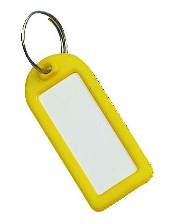 SL-A1-YELLOW - Key Tags Pk of 25 - Yellow