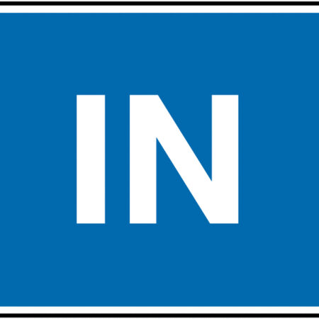 TRF0146EP - 450 x 600mm In Class 1 Reflective Traffic Sign (Post)