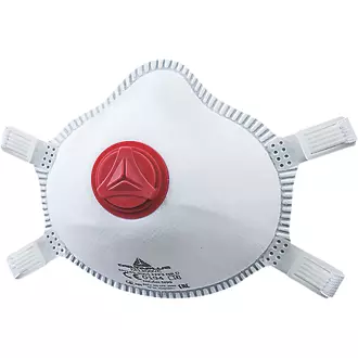 M1300V – Delta Plus Moulded Premium (5 pack) FFP3. Wide adjustable straps. Moulded Dolomite mask. Nose clip for adjustment