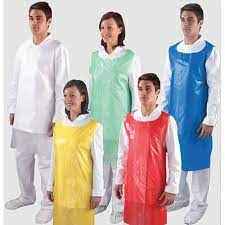 PE Disposable Aprons It's all about the Gauge, thickness. Economy starts at Apron Gauge : 8 μm, Standard 10 μm, Premium 15 μm
