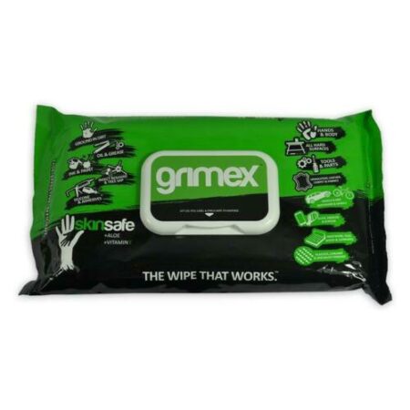 Grimex Wipes FLAT PACK FLIP LID PACK 100