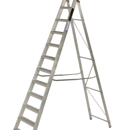 304TSA112 - EN 131 Industrial Swingback Stepladder 12 Tread