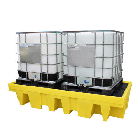 305TAA100 - Bund Pallet 2 X 1000Ltr IBC 1140Ltr Bund