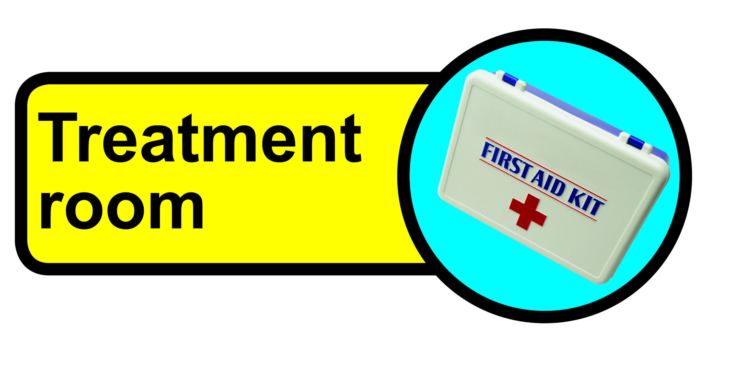 KAI020 - 210x480mm Treatment room Dementia Sign