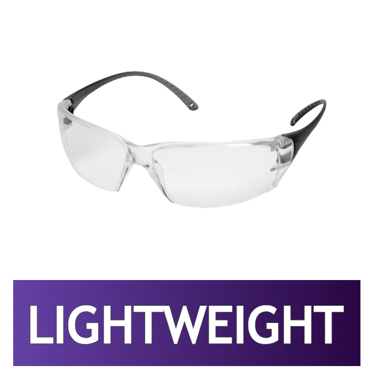 Delta Plus MILO Ultra light: 18 g CLEAR or Smoke. Stylish Wraparound lens provides extra wide unobstructed field of vision
