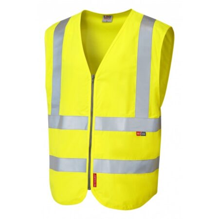 W10-Y -Class 2 FR Anti-Static Waistcoat Yellow