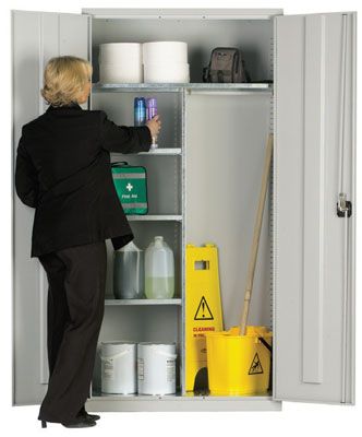STR0084 Elite Lockers Steel Workplace Storage Cupboard - 1830mm - Image 3