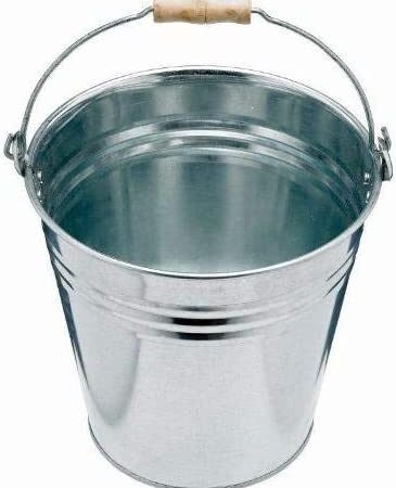 220041C - 9L Galvanised Metal Bucket (Pack of 10)