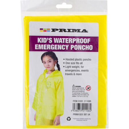 Kids Waterproof Emergency Poncho