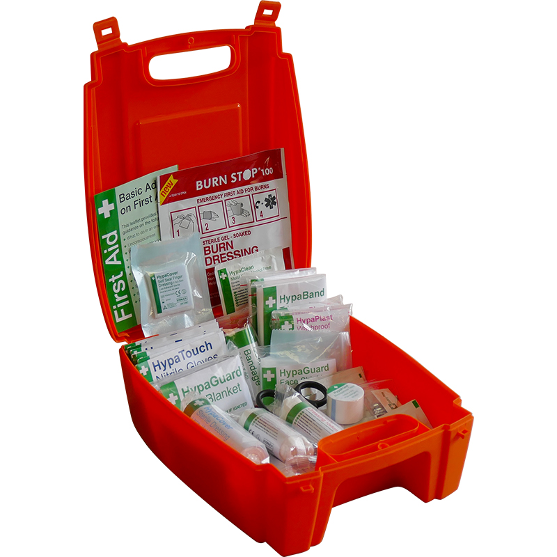 K3032SM - Evolution British Standard Compliant Workplace First Aid Kit in Orange Case Small, Medium or Large