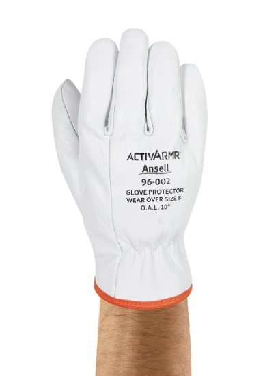 Low Voltage Leather Premium Goat Skin Protector White