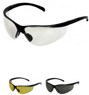 Traega BANDA™- Anti-Mist, Anti-Scratch with soft nose bridge SPECS in Clear, Yellow or Smoke