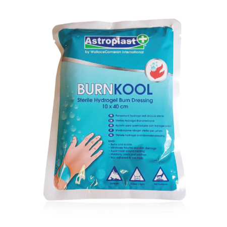 2207004 - BURNKOOL DRESSING 10CM X 40CM Use for 1st & 2nd Degree Burns, Scalds & Sunburn