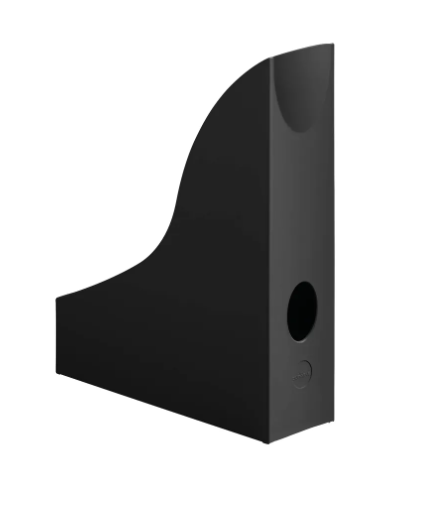 Durable Magazine Rack Black