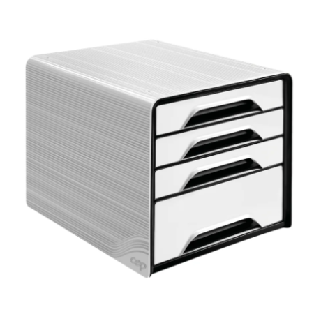 4 Drawer Module White