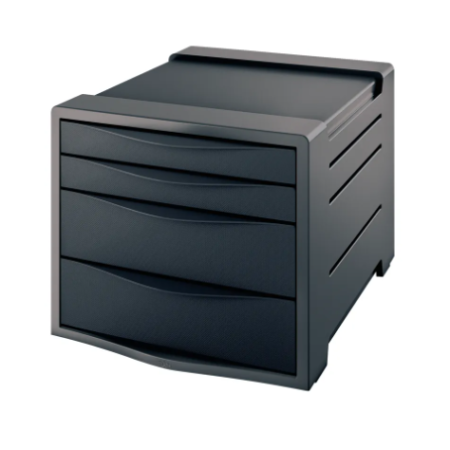 Drawer Cabinet Black
