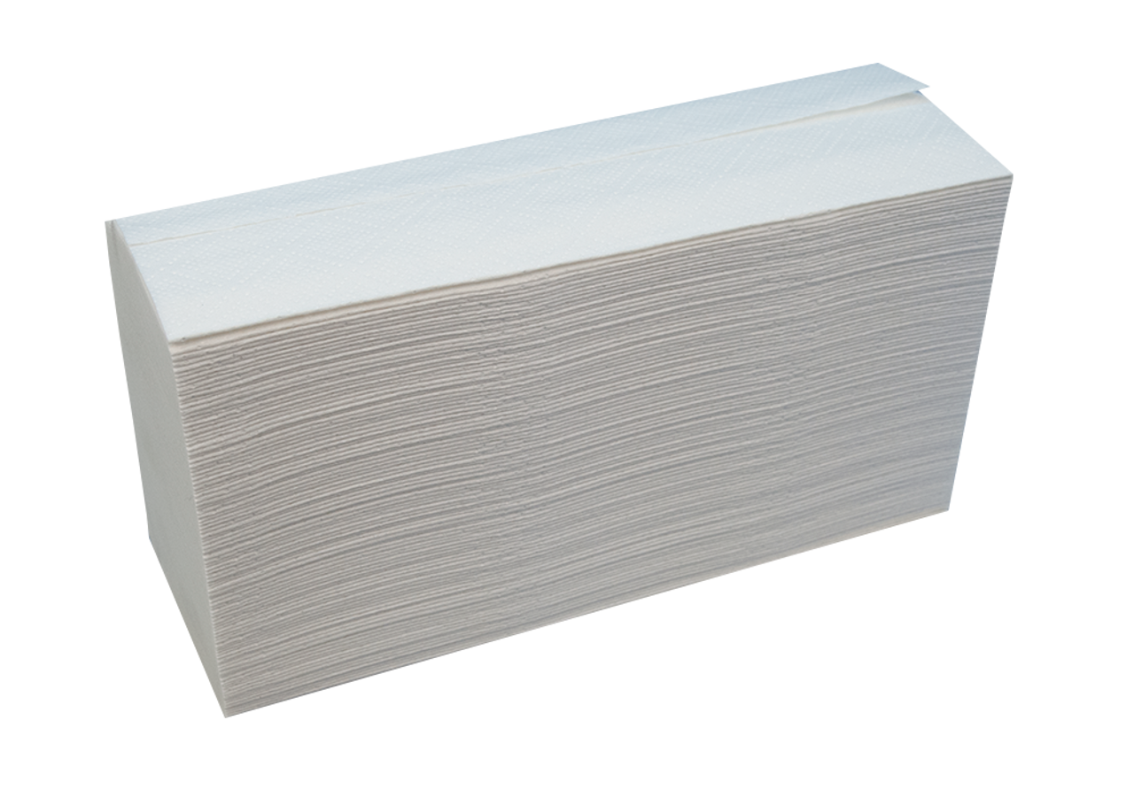 Katrin One Stop L3 Plus Luxury 3Ply White Hand Towels (Case 2250) 61563 - Image 2