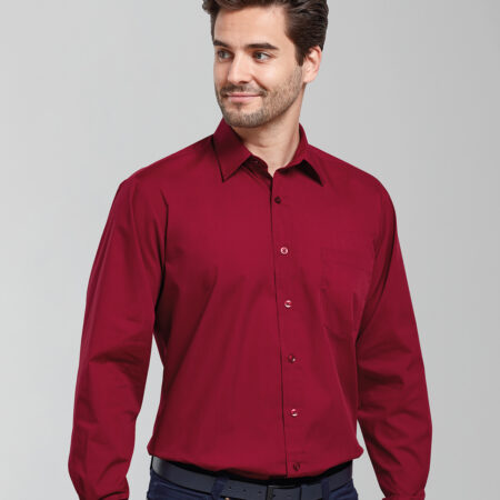 PR200 Long sleeve poplin shirt