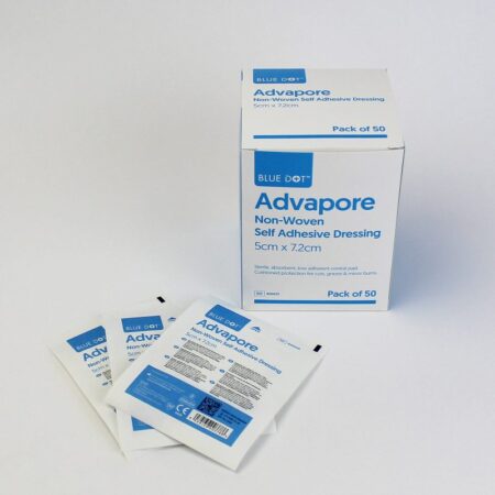 800031 Non-Woven Adhesive Wound Dressing 6cm x 7cm Box of 50
