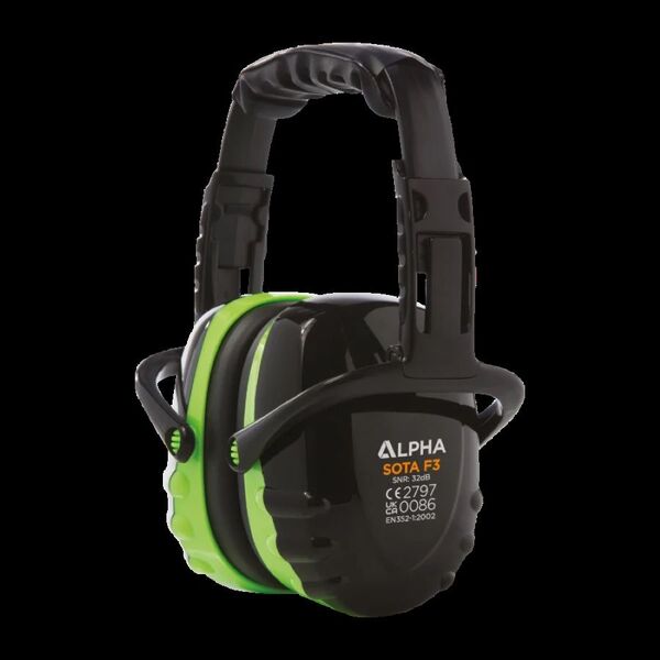 HME/ALP/SOTAF3 Alpha Solway SOTA F3 Overhead Folding Ear Muff SNR32 by Globus