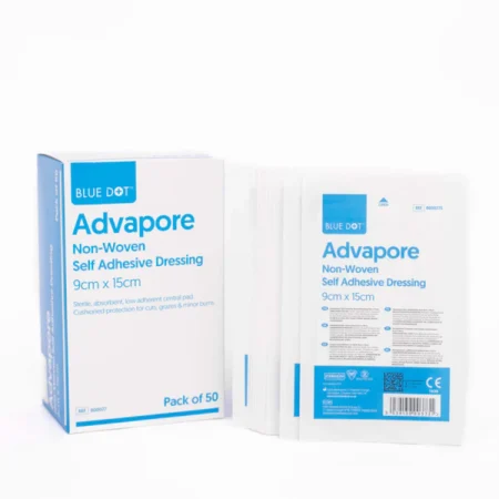 800027 Advapore Adhesive Wound Dressing 9cm x 15cm Box of 50
