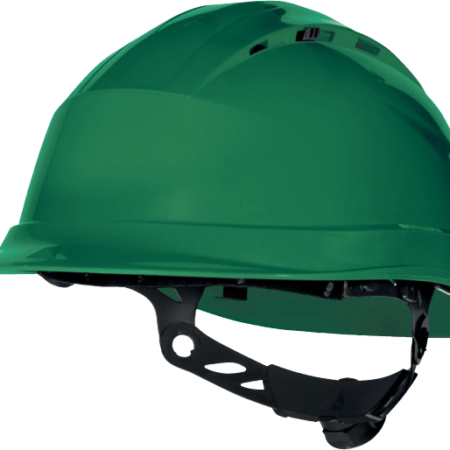 QUARTZ UP IV WIND Ventilated safety helmet with short visor equipped with rotor system for easy adjustment